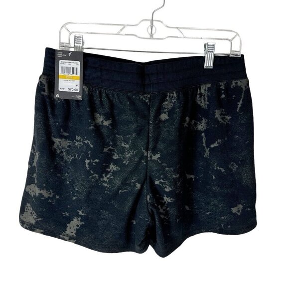Under Armour NWT Loose Journey Terry Short Women's M Gray‎ Khaki Camo - Picture 2 of 16